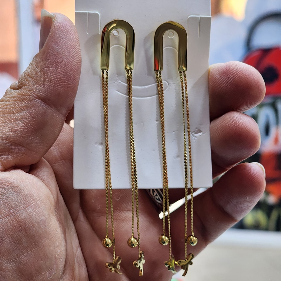 Boucles acier 02 Boucles D'oreille acier 02 – Image 1