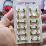 Boucles D'oreille acier 06