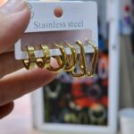 Boucles D'oreille acier 07 (Pack 03 Pcs)